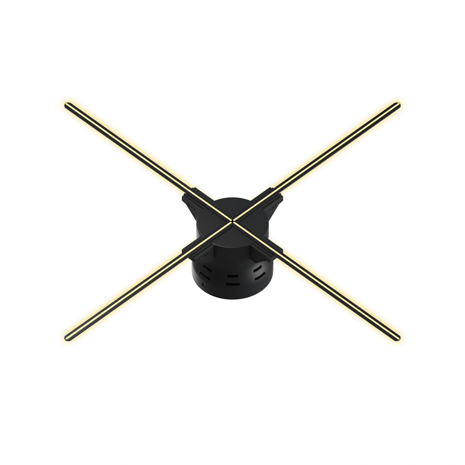 HF 22.5 22.5-inch hologram fan with gold LEDs