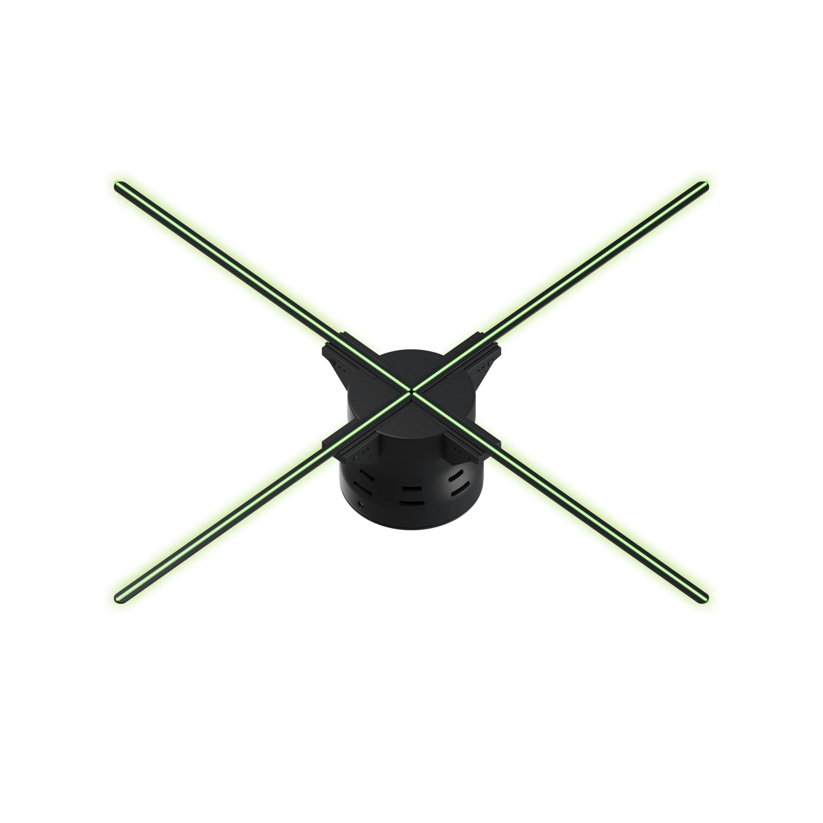 HF 24 24-inch hologram fan with lime LEDs