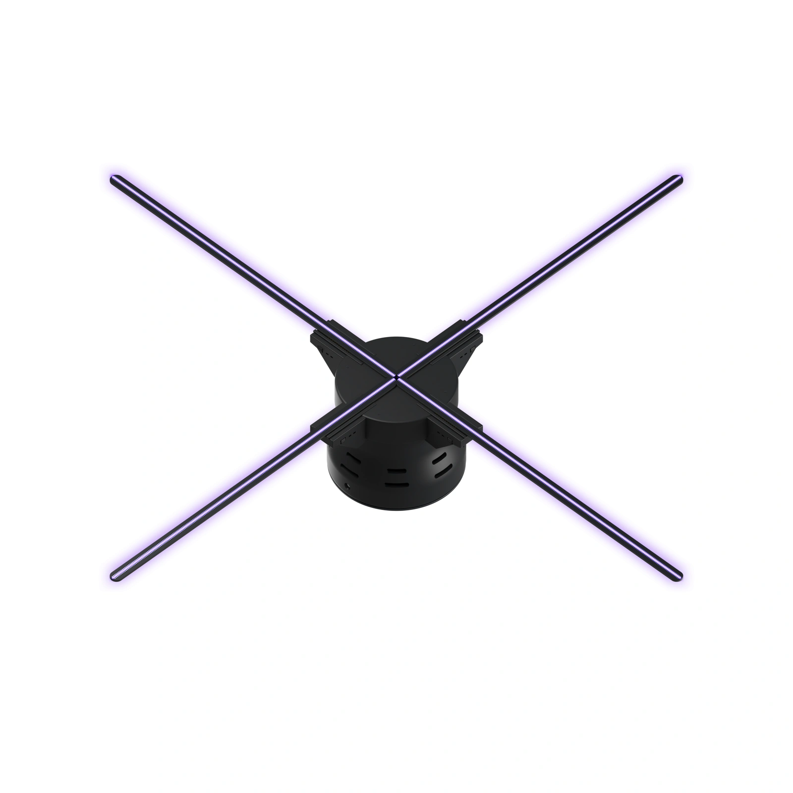 HF 26 26-inch hologram fan with purple LEDs