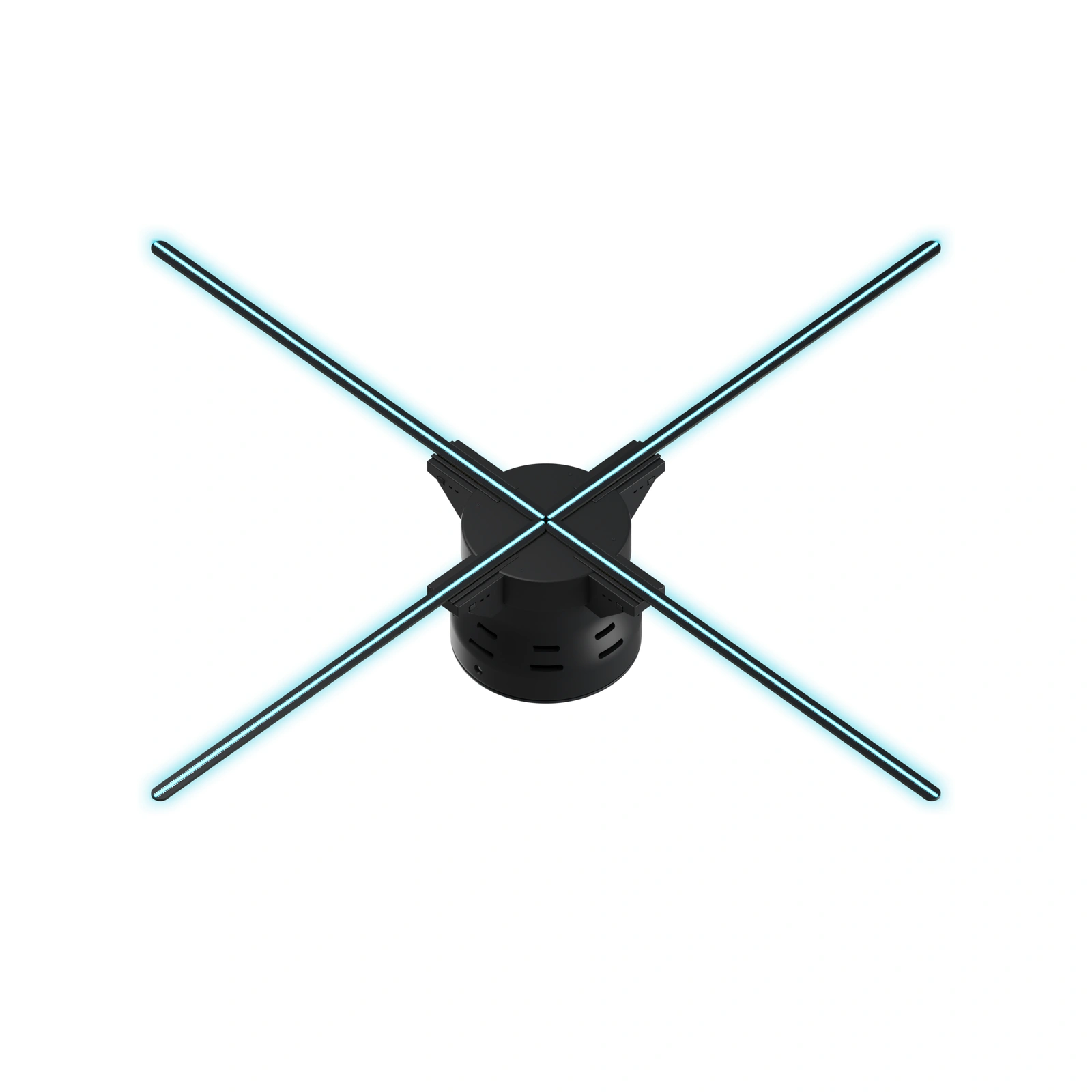 HF 28 28-inch hologram fan with cyan LEDs